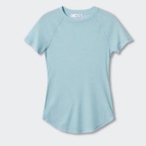 Seam detail T-shirt Mango